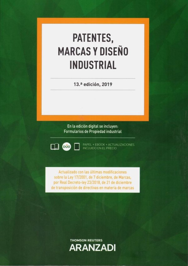 Patentes, marcas y diseño industrial 2019 -0