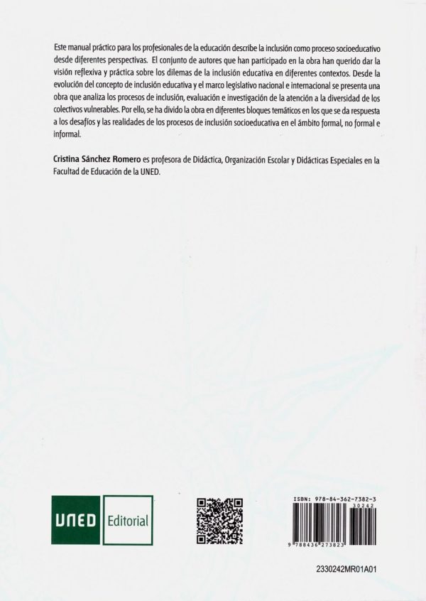 Inclusión Educativa como Proceso en Contextos Socioeducativos. -26126