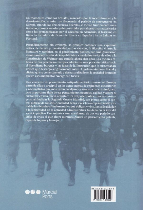 Pensamiento Antiparlamentario y la Formación del Derecho Público en Europa -25588