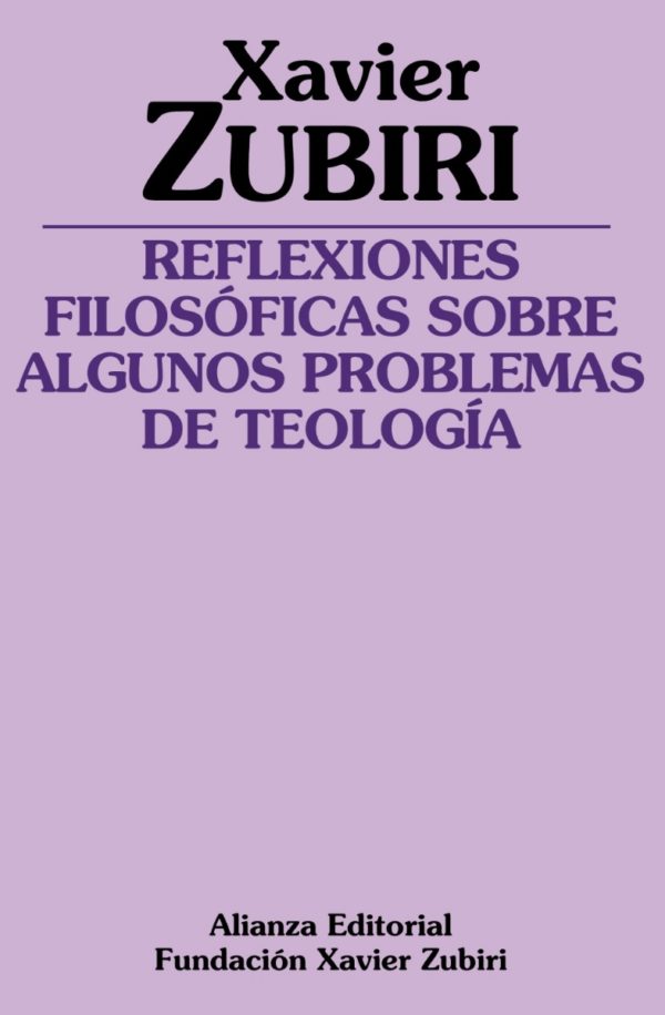 Reflexiones filosóficas sobre algunos problemas de teología -0