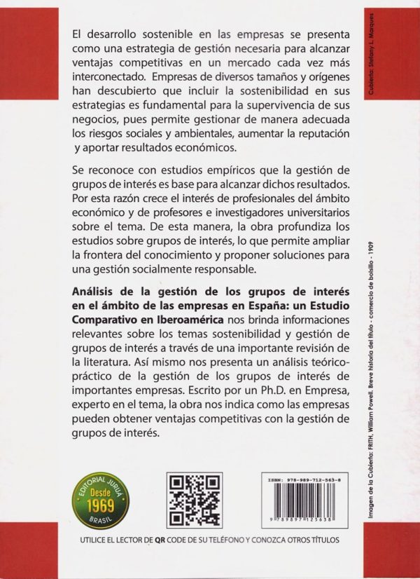 Análisis de la Gestión de los Grupos de Interés en el Ámbito de las Empresas en España. Un Estudio Corporativo en Iberoamérica-26489