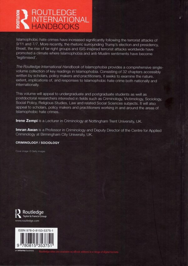 Routledge internacional handbook of islamophobia -31274