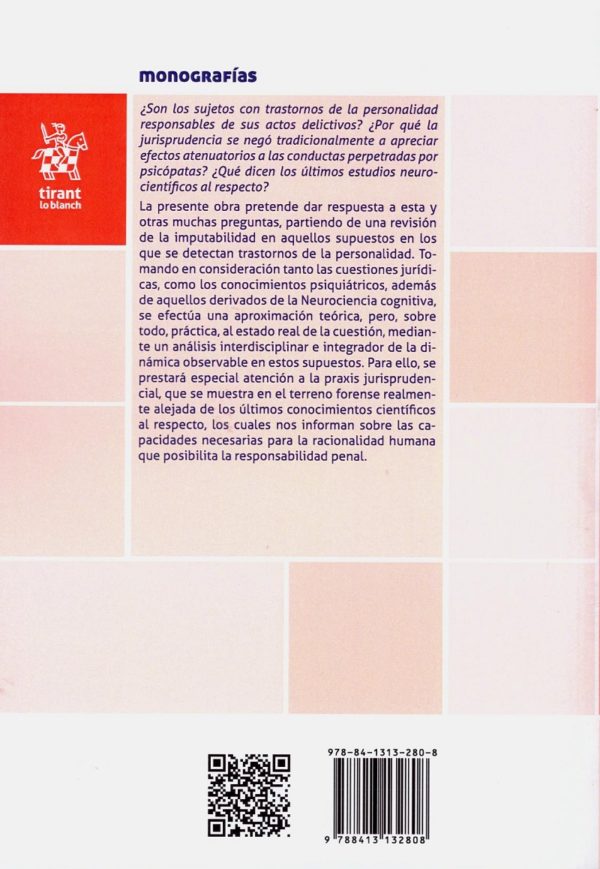 Neuroimputabilidad. Una Mirada Interdisciplinar a la Responsabilidad de los Trastornos de la Personalidad desde los Avances de la Neurociencia -27182