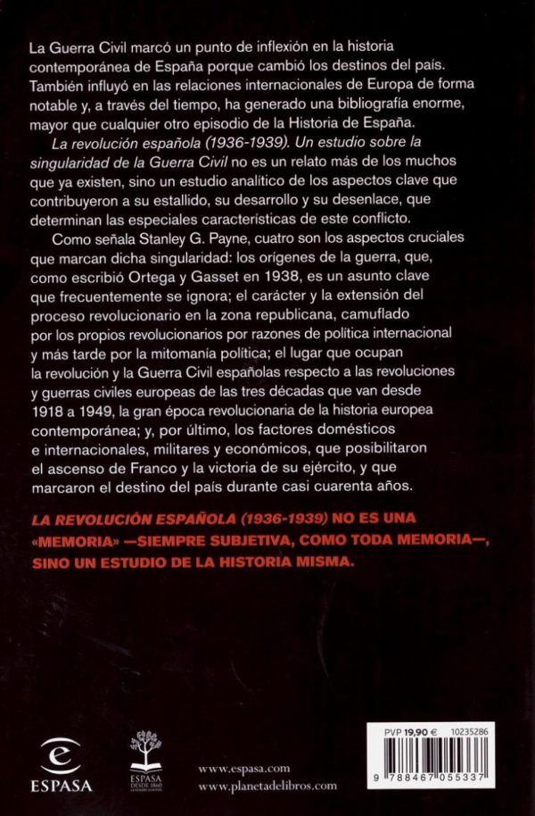 Revolución Española (1936-1939). Un Estudio sobre la Singularidad de la Guerra Civil-27465