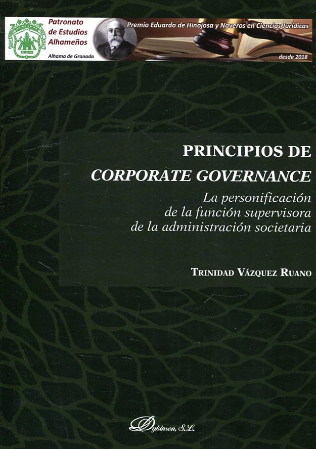 Principios de Corporate Governance. La Personificación de la Función Supervisora de la Administración Societaria-0
