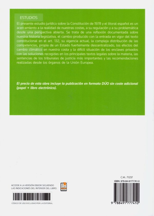 Ensayo jurídico sobre la Constitución de 1978 y el litoral español -27113