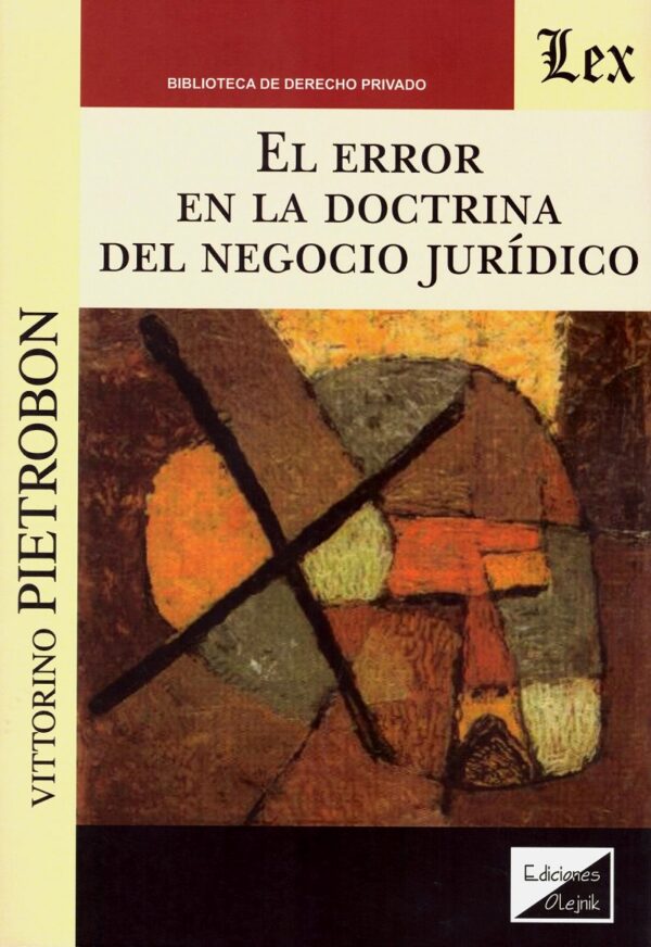 Error en la doctrina del negocio jurídico -0