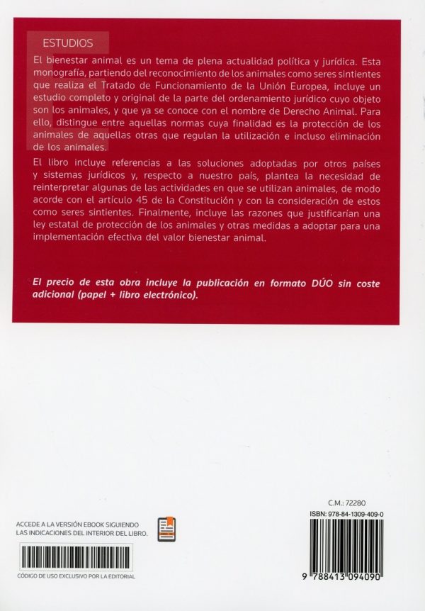 Animales y su Estatuto Jurídico. Protección y utilización de los animales en el Derecho -31166