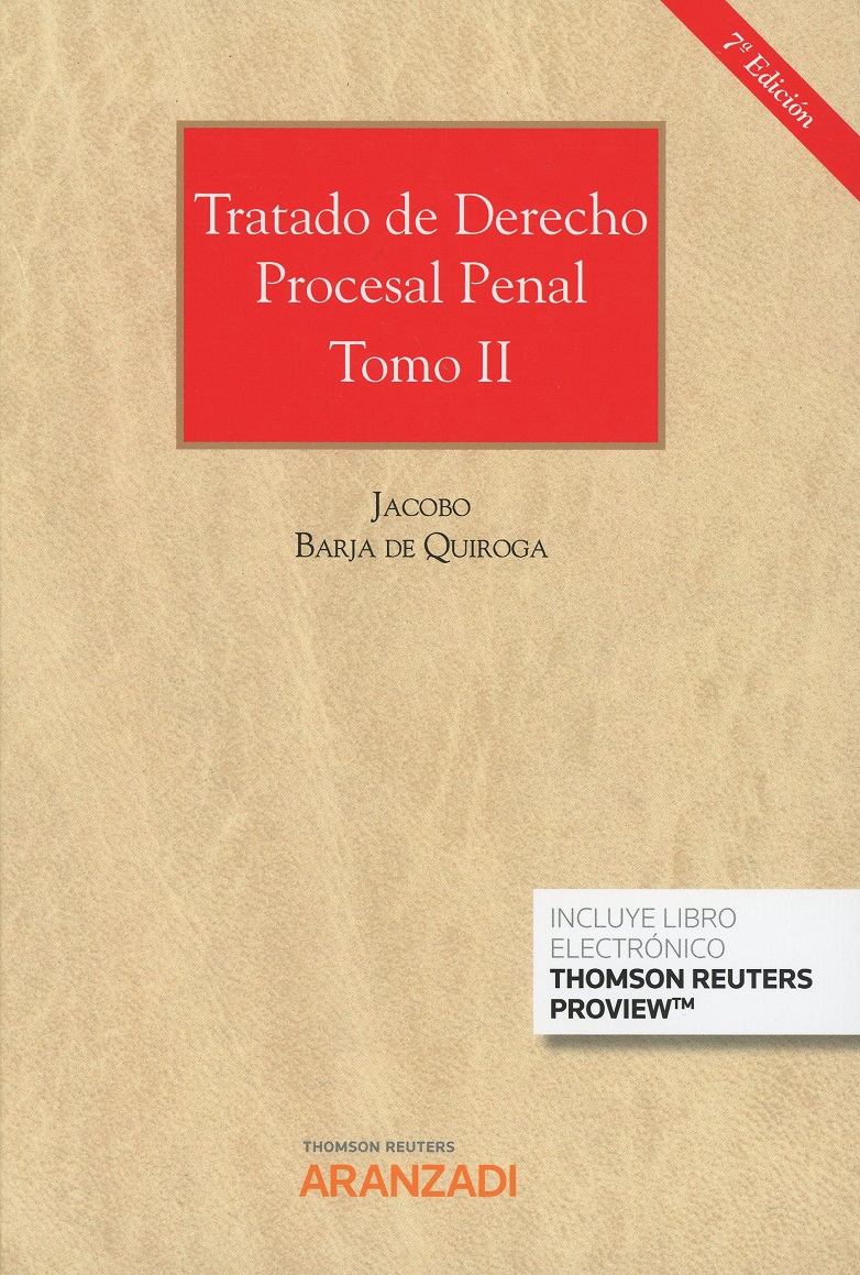 Tratado de derecho procesal penal, 2 Vols. 2019. -0