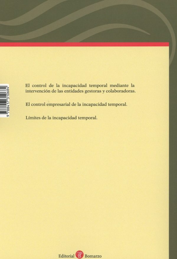 Controles y Límites de la Incapacidad Temporal -29199