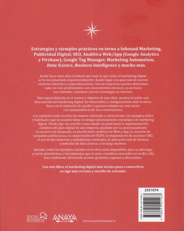 Marketing digital 360ª. Implementación práctica. Estrategias habituales y configuraciones avanzadas -31068