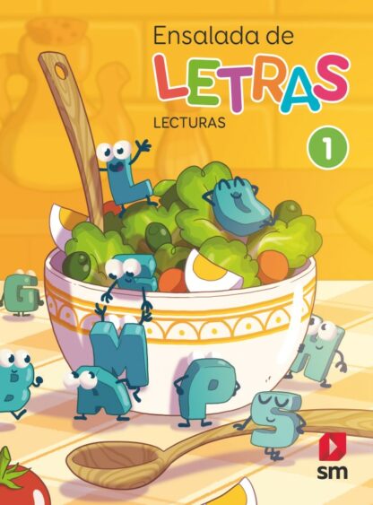 Lecturas: Ensalada de letras. 1 Primaria