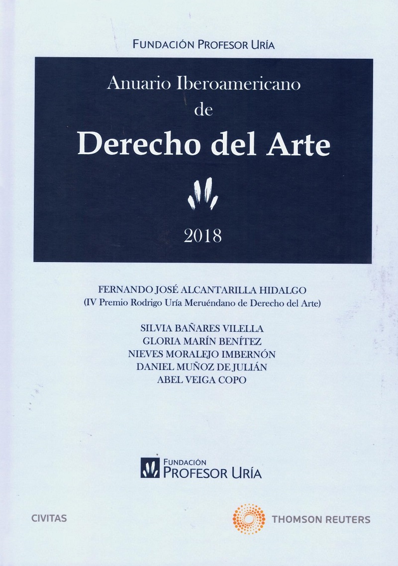 Anuario Iberoamericano de derecho del arte 2018 -0