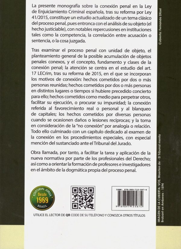 Conexión penal. En la ley de enjuiciamiento criminal española. Análisis tras su reforma por ley 41/2015 -31843