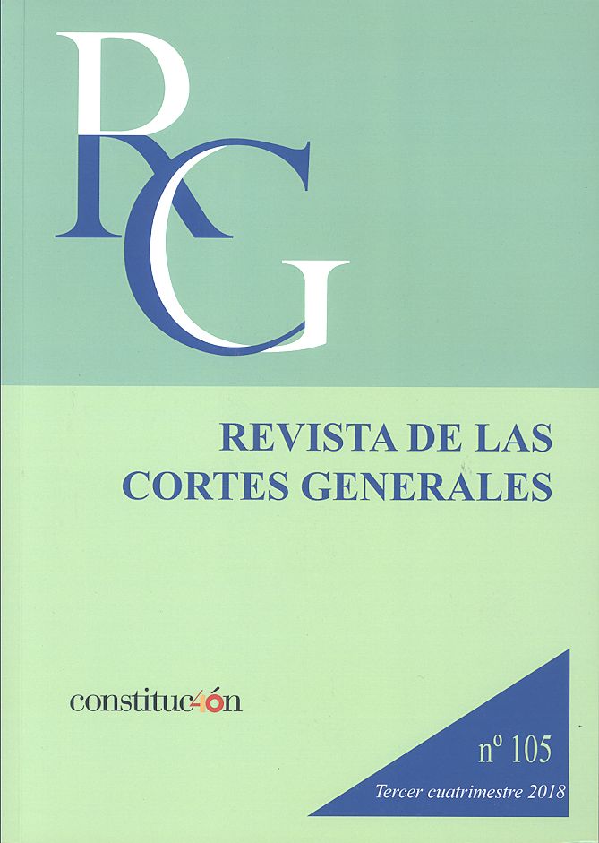 Revista de las Cortes Generales Nº 105 ( 2018) 3ª cuatrimestre -0