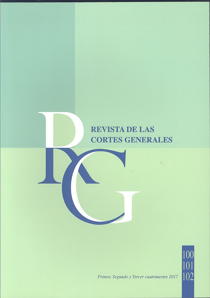 Revista de las Cortes Generales 2017 Números: 100-101-102 con Cd-Rom -0