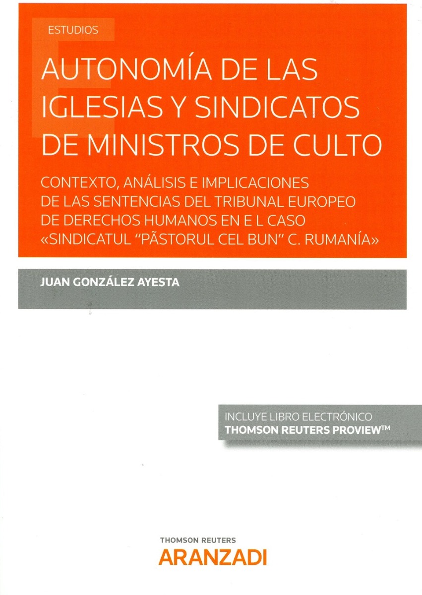 Autonomía de las iglesias y sindicatos de ministros de culto -0