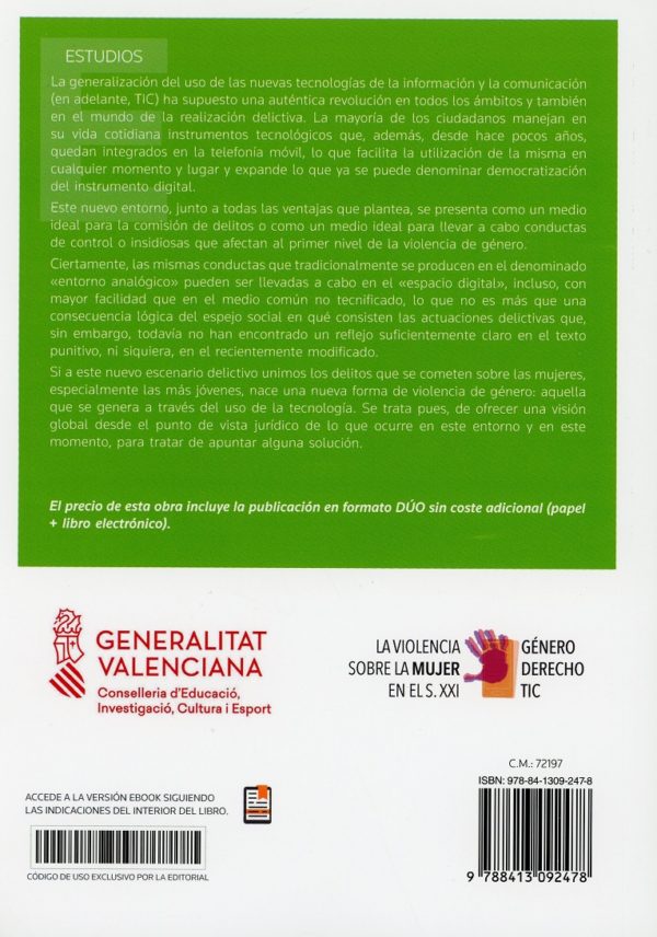 Violencia sobre la mujer en el S. XXI: género, derecho y TIC -33157