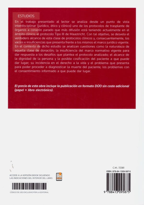 Implicaciones jurídico-administrativas de la donación a corazón parado; a propósito del protocolo tipo III de Maastricht-40241