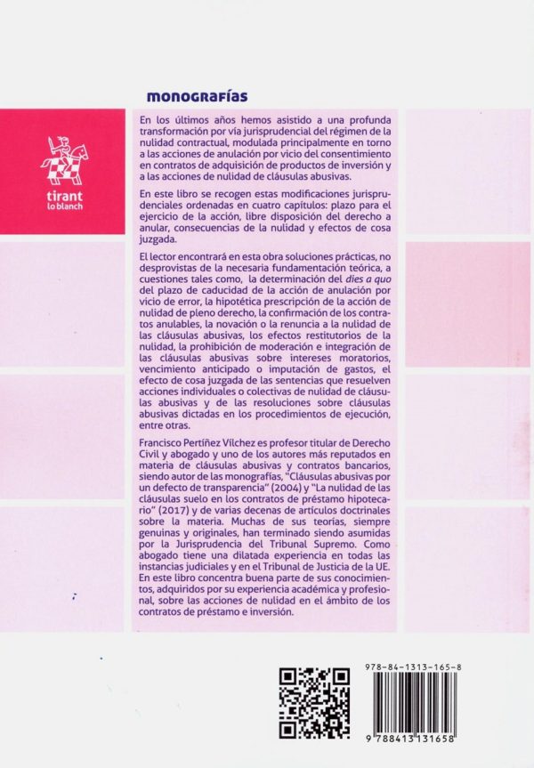 La nulidad contractual en la jurisprudencia. Especial referencia a los contratos de préstamo e inversión-33693