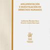 Argumentación e investigación en derechos humanos -0