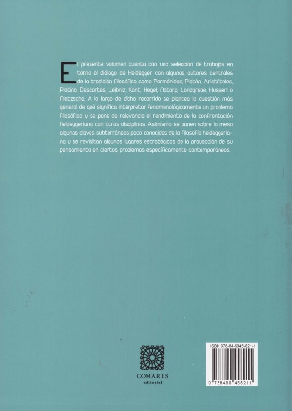 Heidegger y la historia de la filosofía: Limite y posibilidad de una interpretación fenomenológica de la tradición-33115