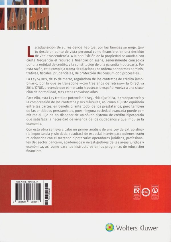 Comentarios a la Ley Reguladora de los Contratos de Crédito Inmobiliario -34549