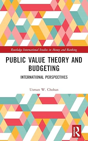 Public value theory and budgeting
