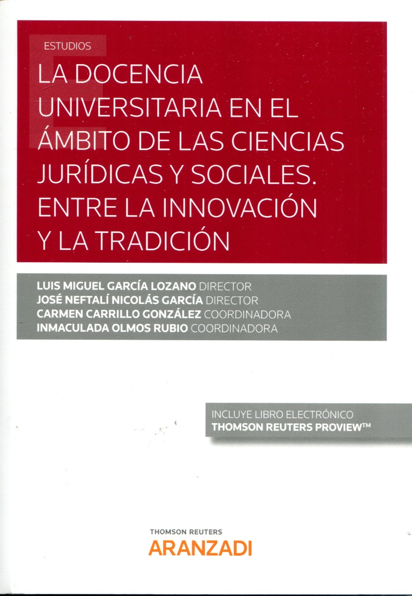 La docencia universitaria en el ámbito de las ciencias jurídicas y sociales. Entre la innovación y la tradición-0