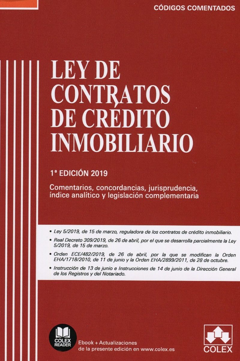 Ley de Contratos de Crédito Inmobiliario 2019 -0