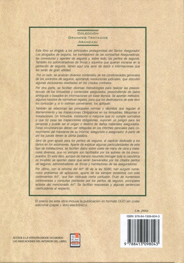 Peritación de seguros y su problemática. Riesgos sencillos e industriales-35665