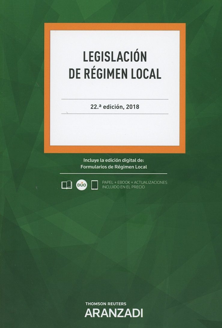 Legislación de Régimen Local 2018 -0