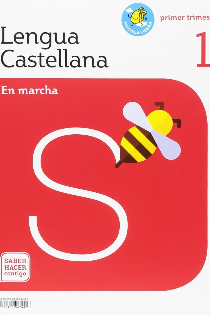 Lengua castellana 1ª P. En marcha. proyecto saber hacer contigo. Mochila Ligera Pack 3 libros-0
