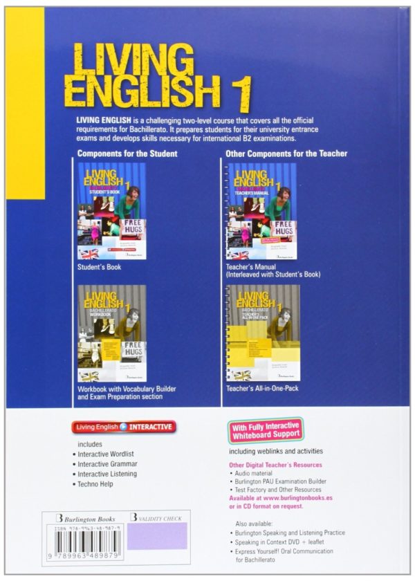 Living English Student's Book 1 Bachillerato -34293