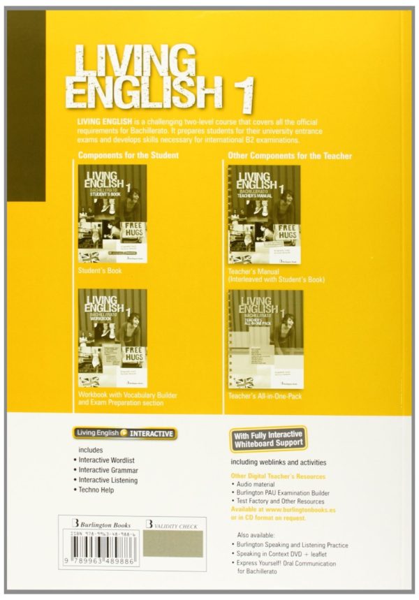 Living English Workbook 1 Bachillerato -34295