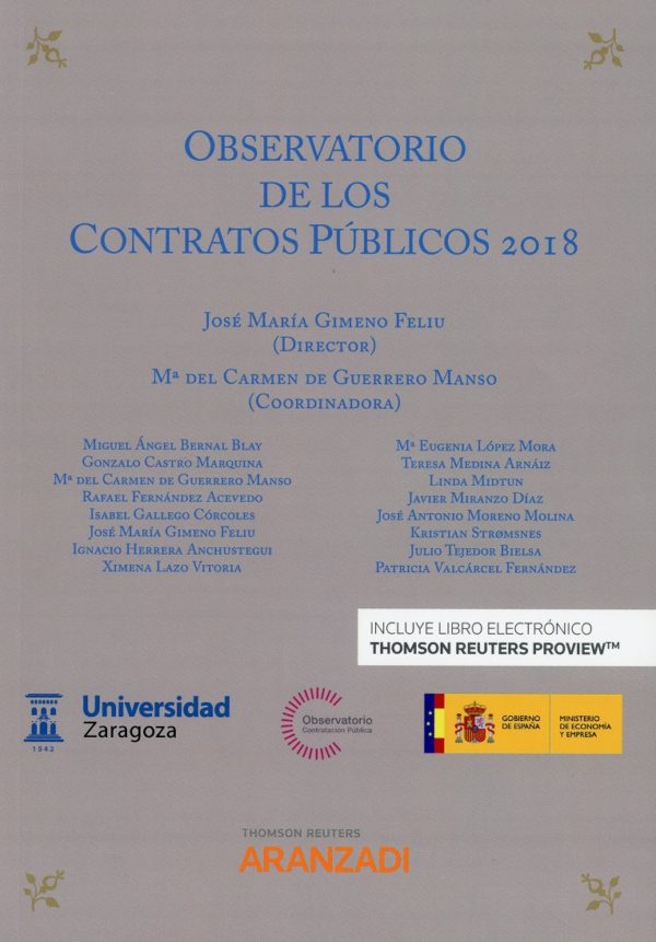 Observatorio de los contratos públicos 2018 -0