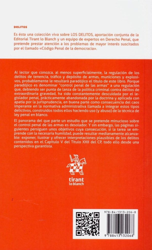 Control penal de las armas. Análisis del capítulo V del título XXII del código penal -34487