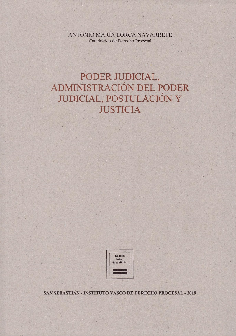 Poder judicial, administración del poder judicial, postulación y justicia-0
