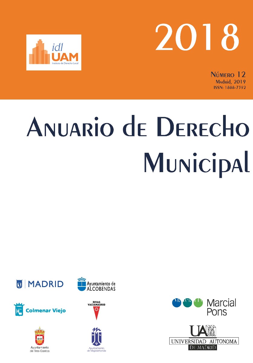 Anuario de Derecho Municipal 2018 Nº 12 -0