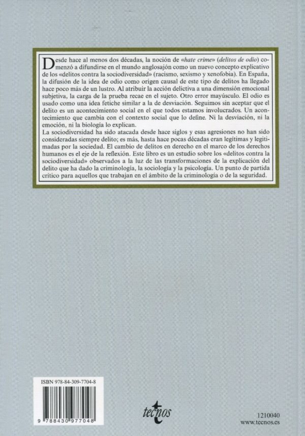 Odio vs. derechos humanos: sociodiversidad, delitos y derechos-36163