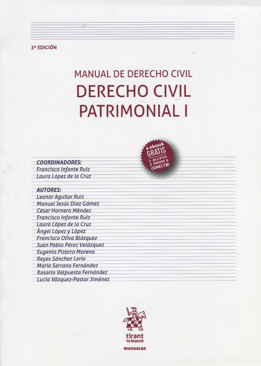 Manual de Derecho Civil. Derecho Civil Patrimonial I 2019 -0