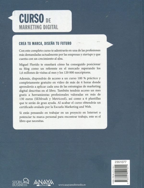 Curso de Marketing Digital. -36734