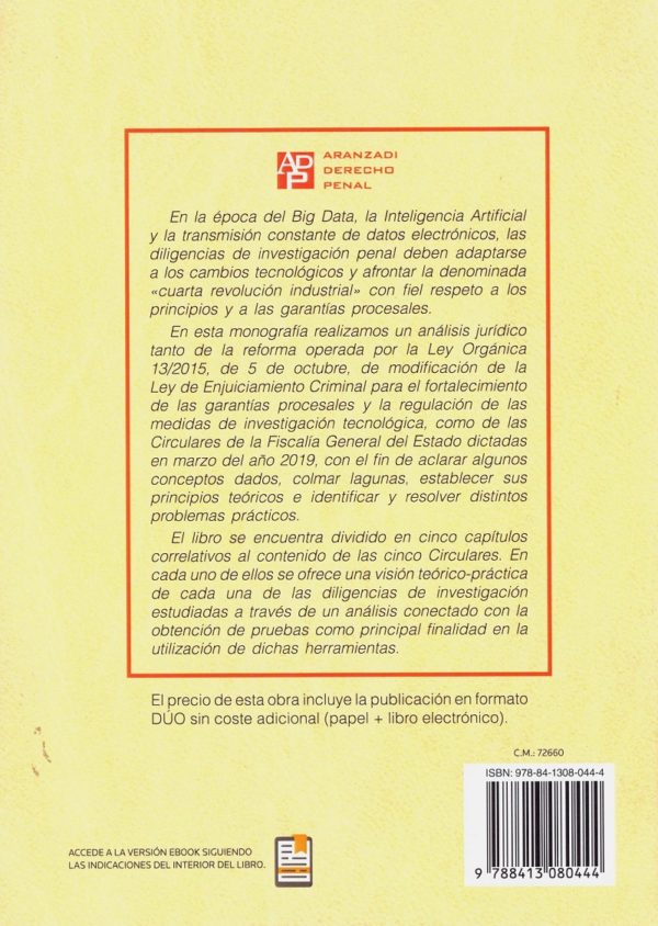 Diligencias de investigación penal en la cuarta revolución industrial -38695