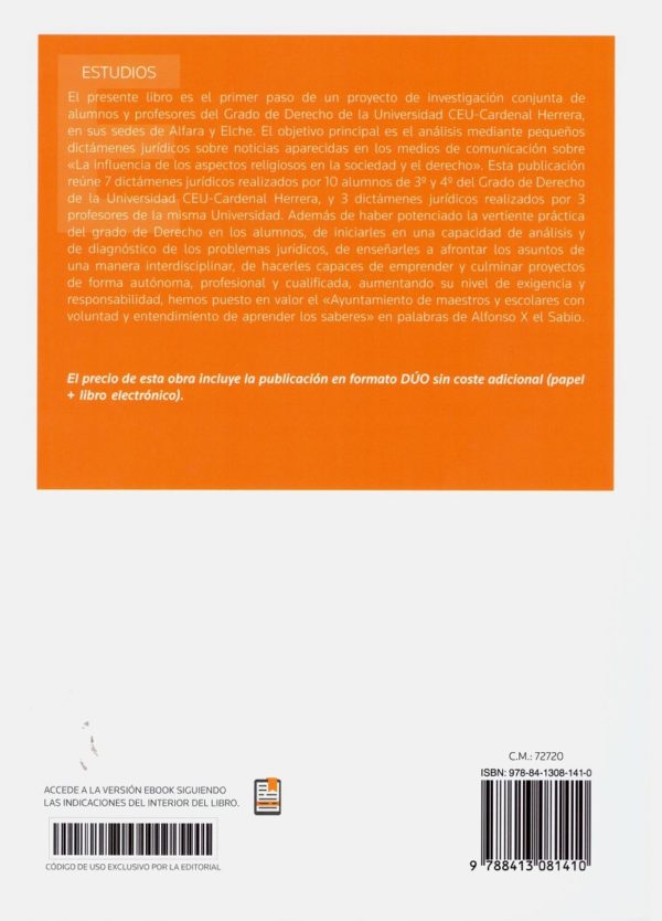 Dictámenes jurídicos sobre el impacto social de lo religioso: algunas cuestiones de actualidad-39456