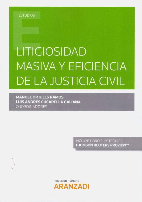 Litigiosidad masiva y eficiencia de la justicia civil -0