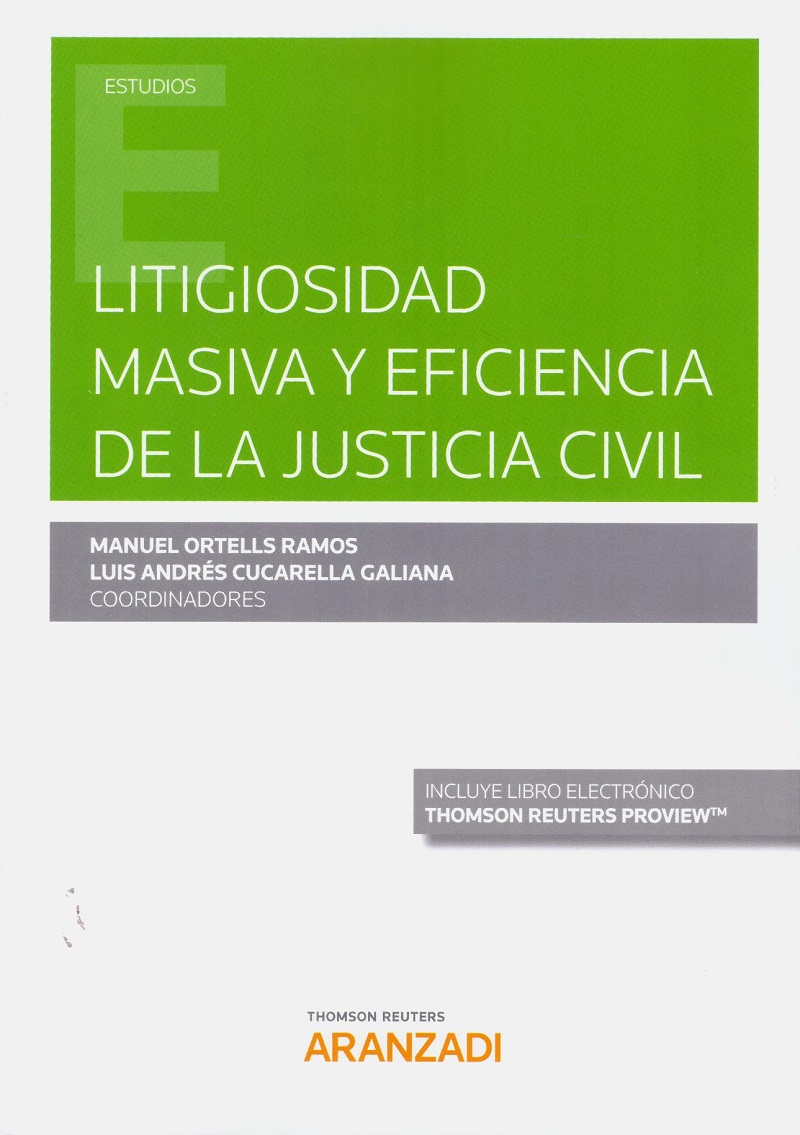 Litigiosidad masiva y eficiencia de la justicia civil -0
