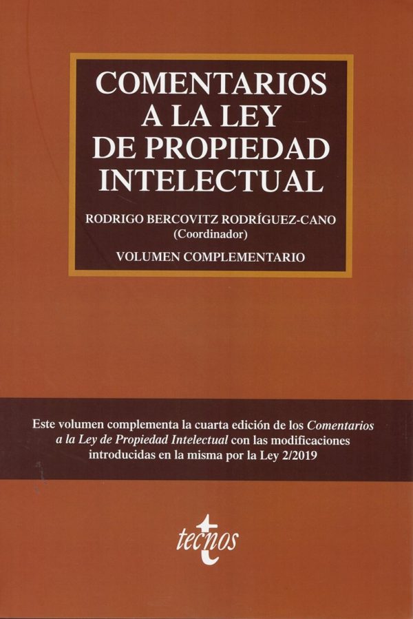 Comentarios a la Ley de Propiedad Intelectual -37918