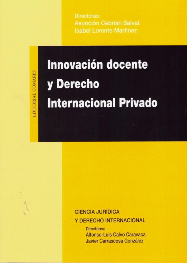 Innovación docente y derecho internacional privado -0