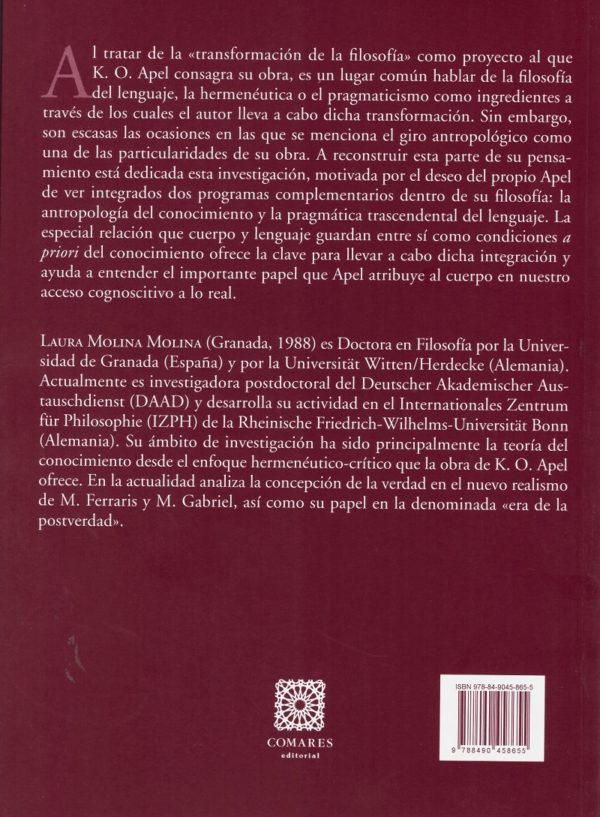 Lenguaje y corporalidad en la filosofía de K.O. Apel -37714