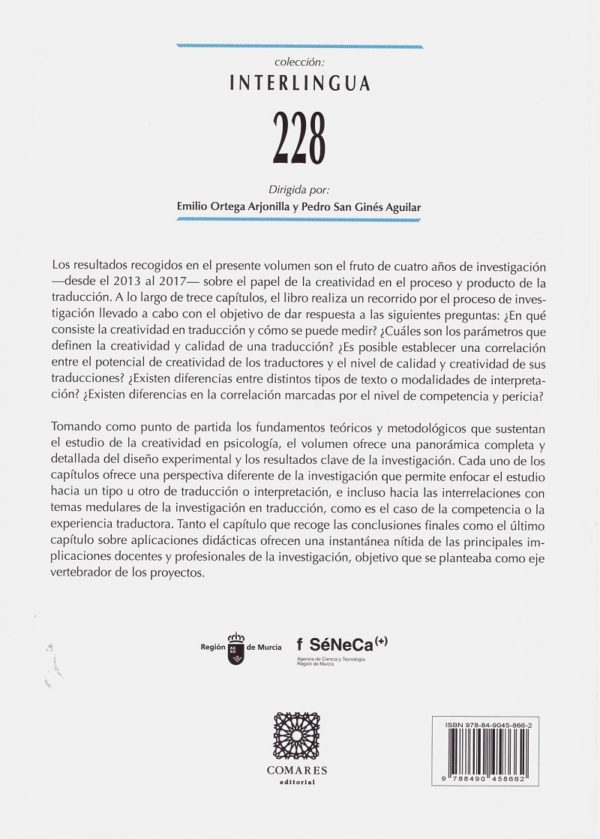 Investigación de la creatividad en traducción. Resultados del proyecto TRANSCREA-37720